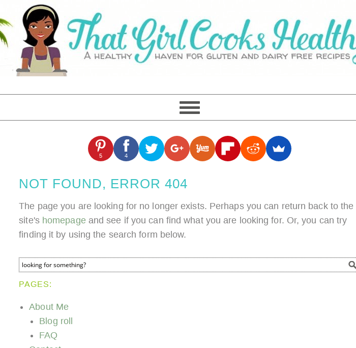 Page not found - That Girl Cooks Healthy