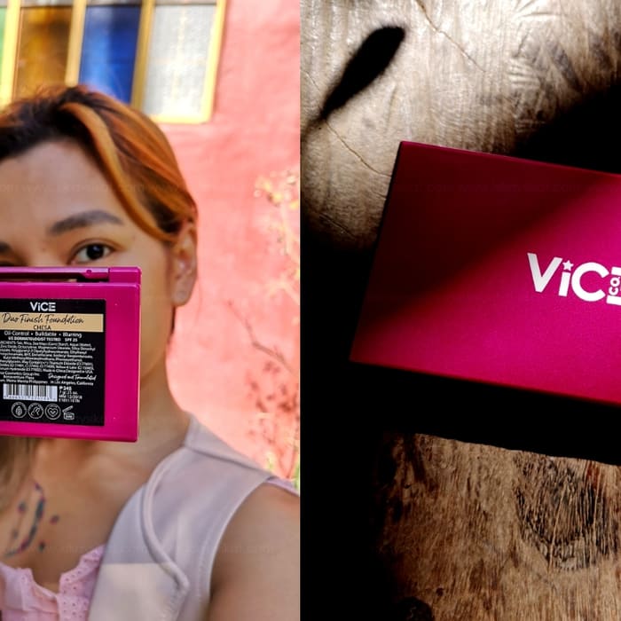 REVIEW: VICE COSMETICS Duo Finish Powder Foundation in CHESA (Review, Photos, Swatch)