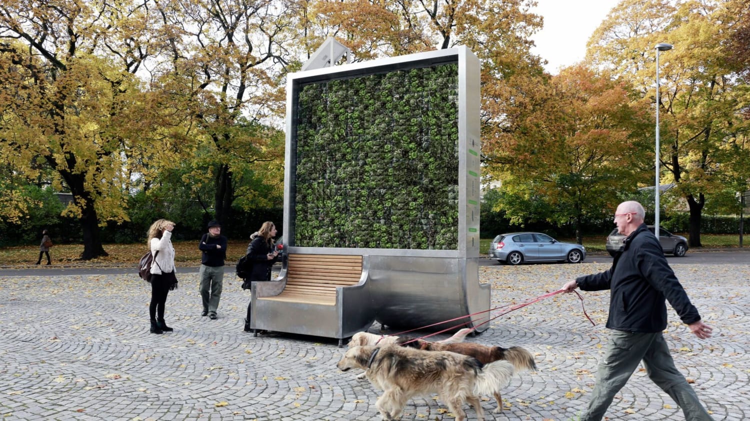 These Living 'Tree' Sculptures Are Using Moss to Fight Air Pollution