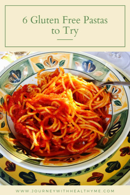 6 Gluten Free Pastas to Try - Journey With Healthy Me
