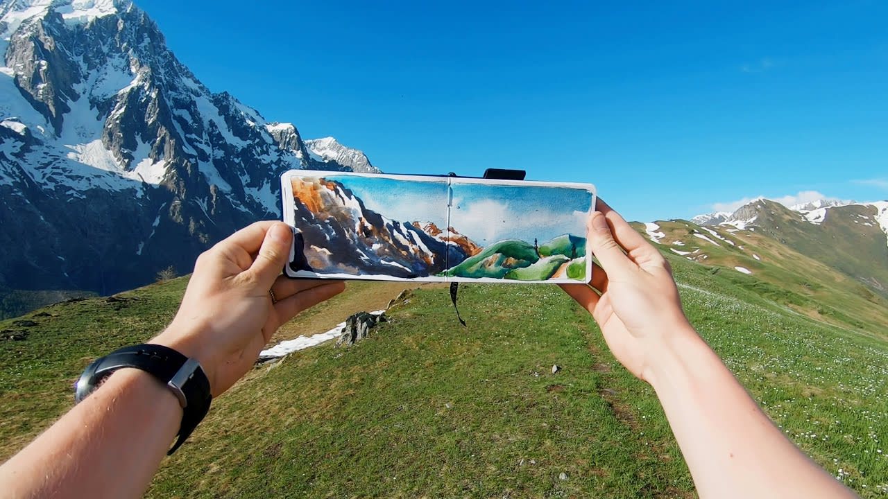 GoPro Awards: Sketching the French Alps