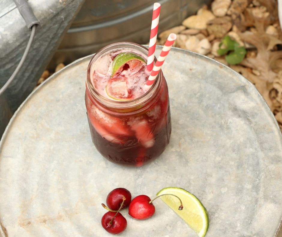 Cherry Limeade Recipe (Like Sonic) - Little Sprouts Learning