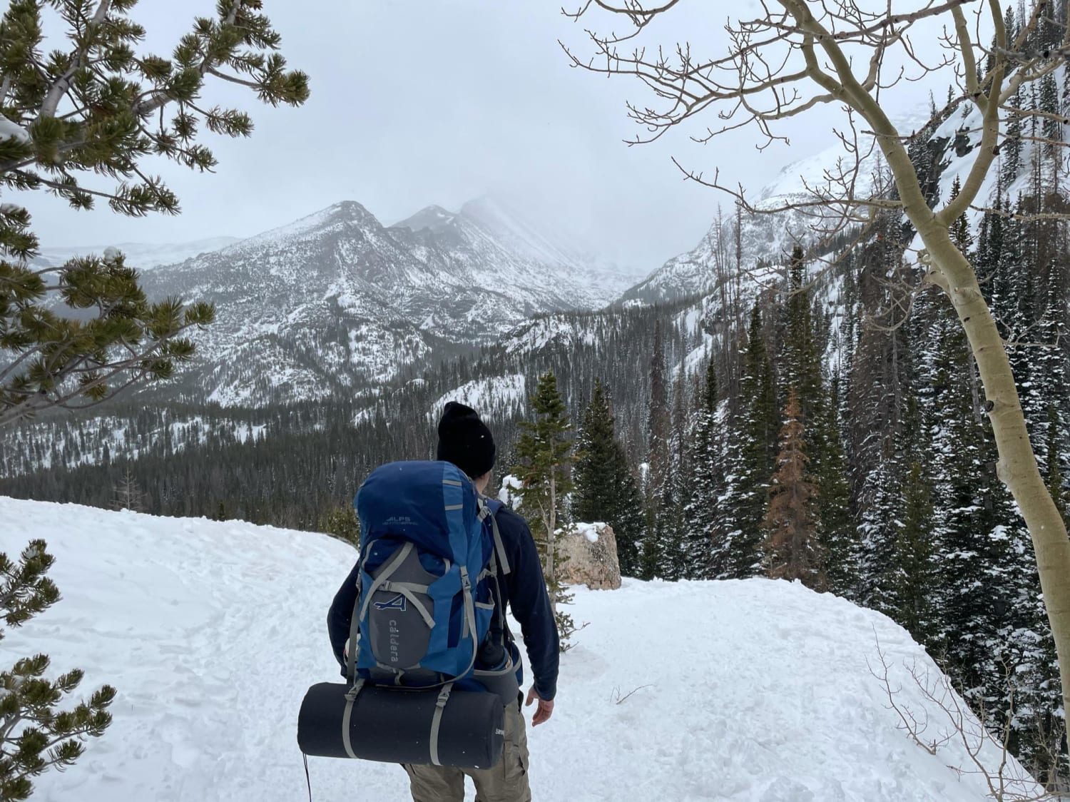 Rocky Mountain National Park, my spring break trip was met with an exorbitant amount of snow:)