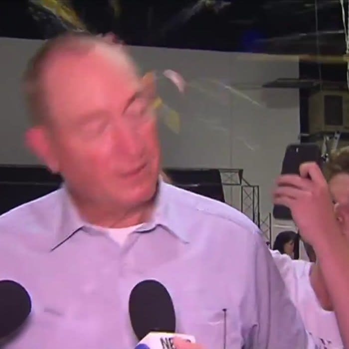 A Politician Who Blamed Immigration for the New Zealand Mosque Massacre Gets Egged by a Teenager