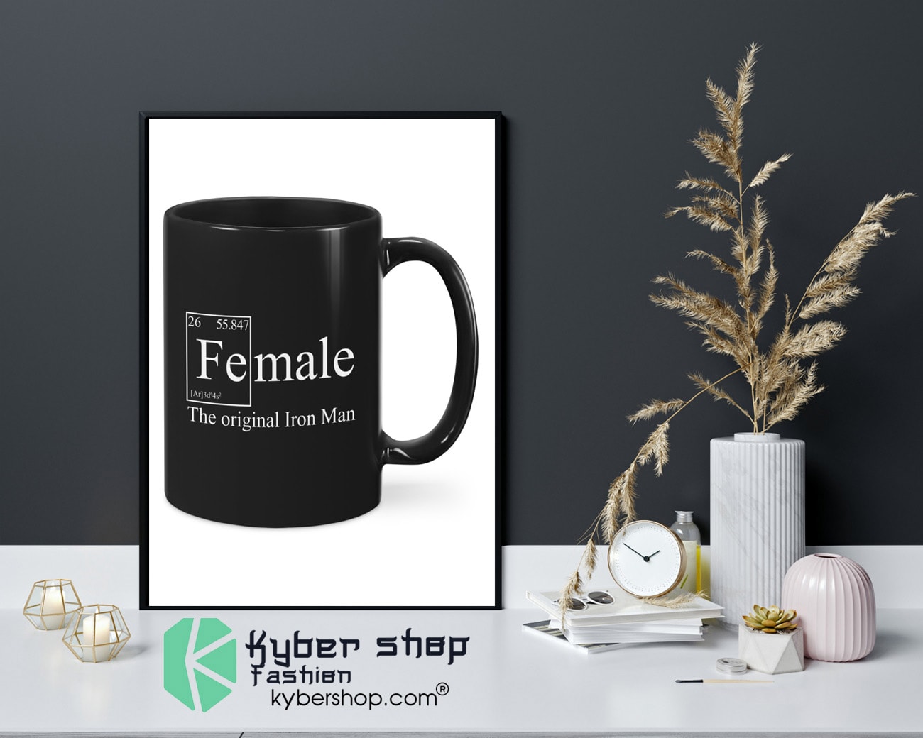 Female the original iron man mug