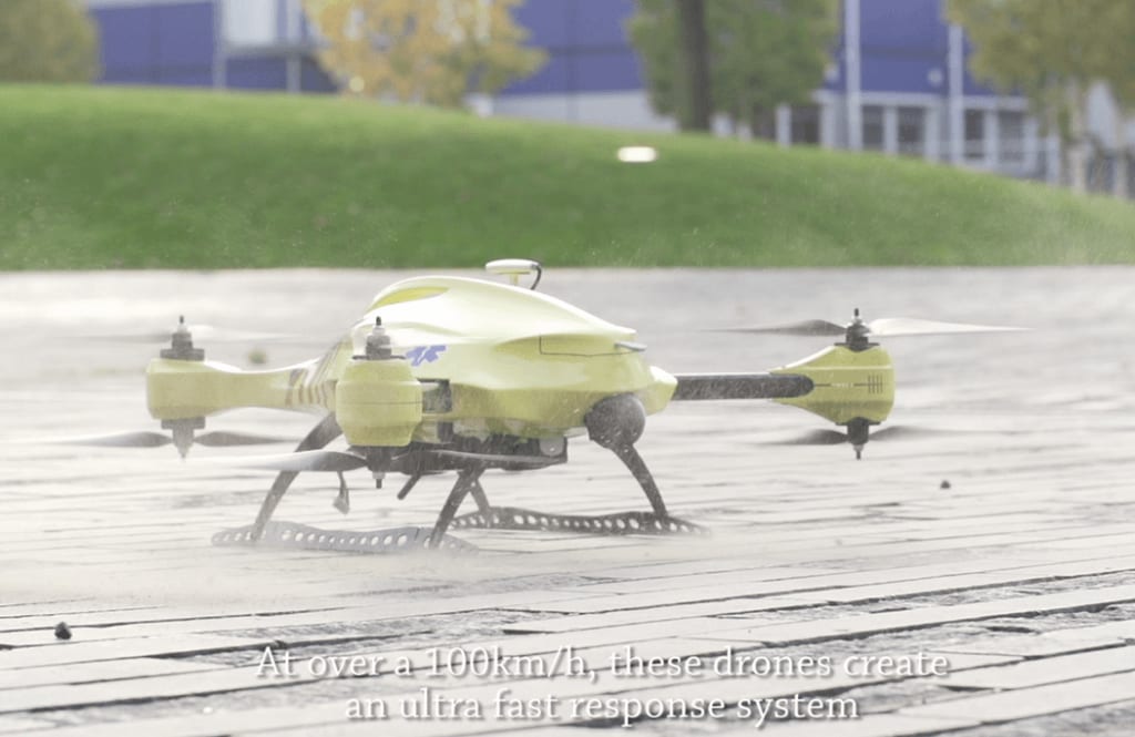 Ambulance Drone Could Deliver Life-Saving Care in Under a Minute