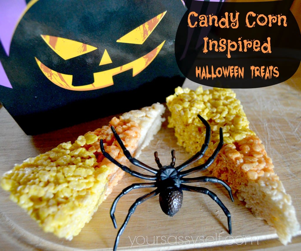 Candy Corn Inspired Halloween Treats