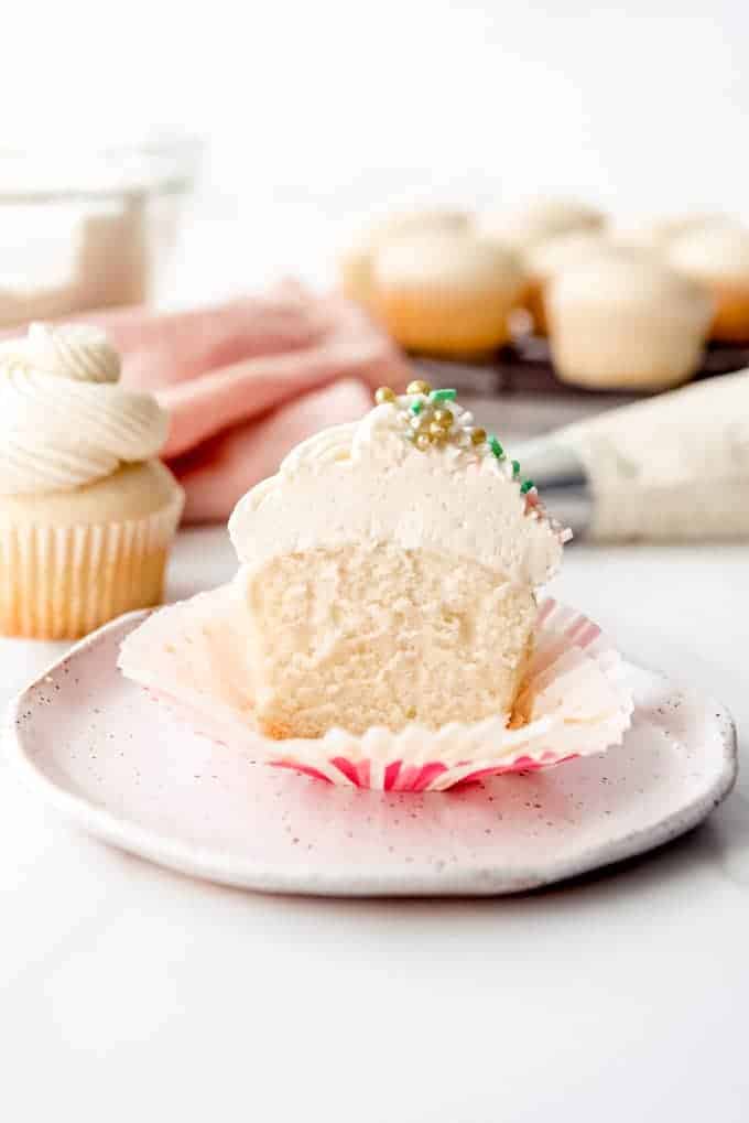 The BEST Moist Vanilla Cupcake Recipe Ever