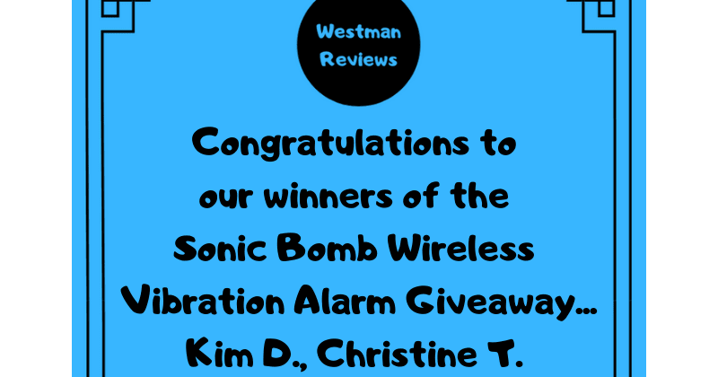 GIVEAWAY!!! The Sonic Bomb Wireless Vibration Alarm - SS125BT