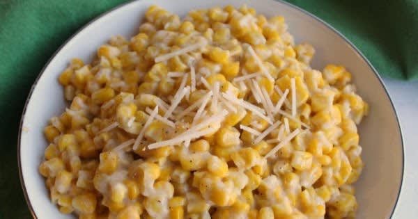 Skillet Corn with Parmesan Cheese