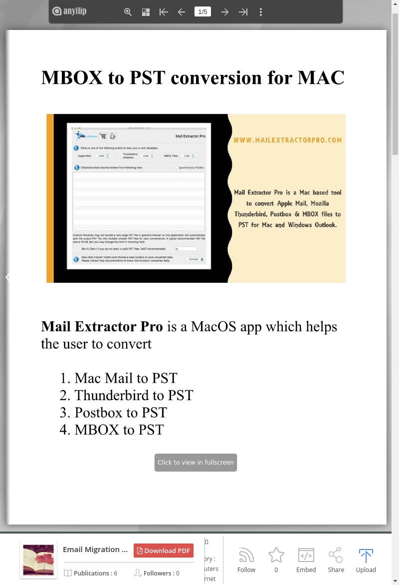 MBOX to PST converter tool