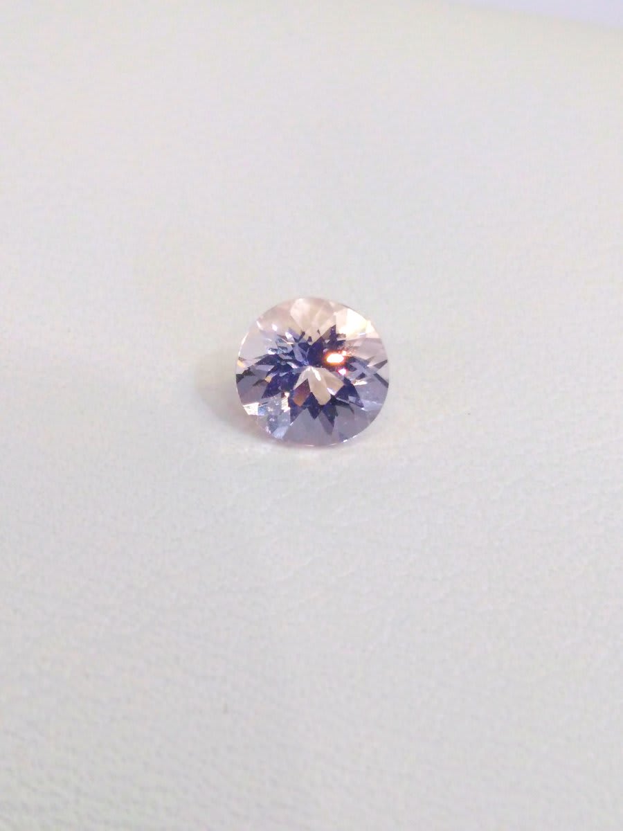 Pink Morganite Gemstone Round Facetted Loose Gemstone 6 mm