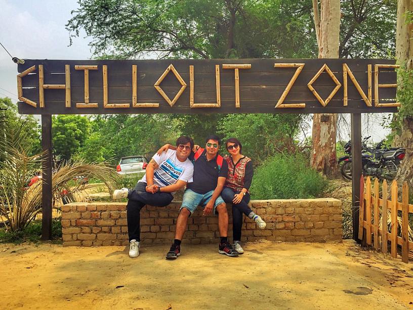 Chill out at the Chill out zone Adventure Park near Delhi