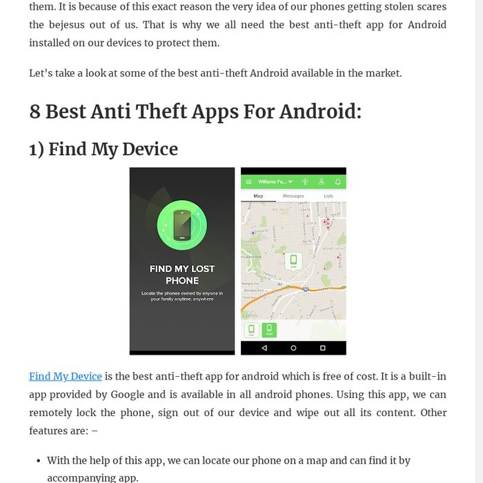 Top 8 Anti-Theft Apps for Android