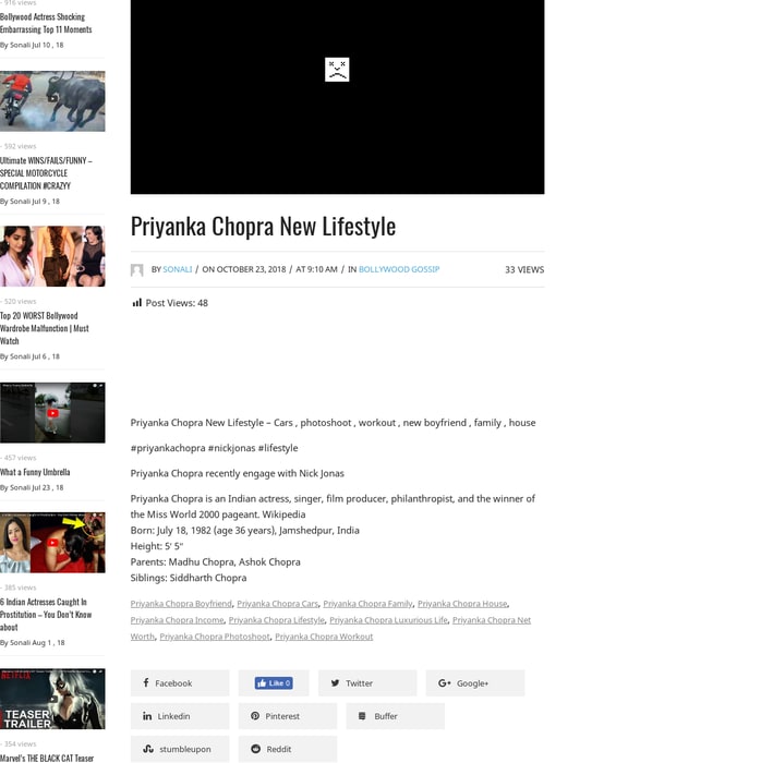 Priyanka Chopra New Lifestyle - Viral Video Station