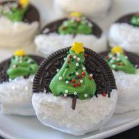 Christmas Tree Oreo Cookies