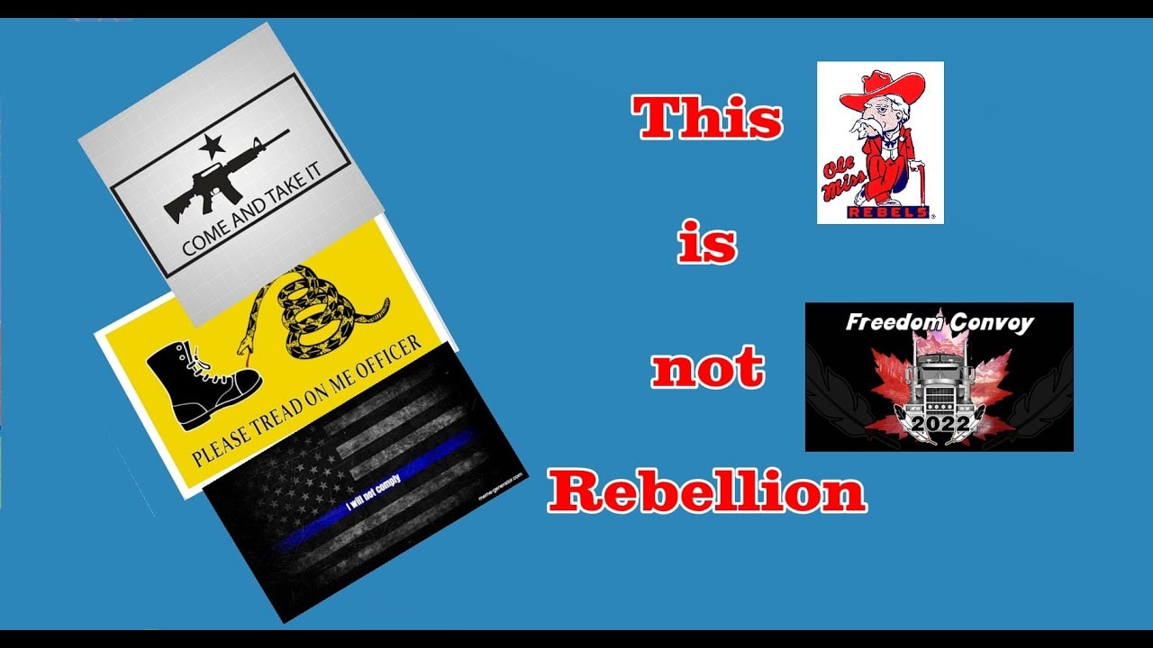 You Are Not a Rebel: Arguments against conservative "Rebellion" - my own work (small channel)