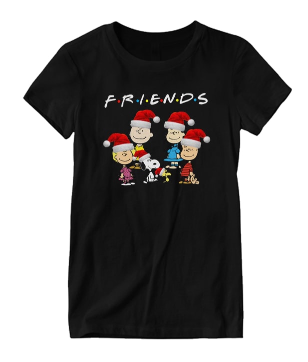 Chirstmas Snoopy Santa And Friends Nice Looking T-shirt