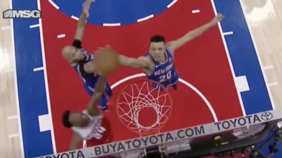 VIDEO: Kevin Knox Accidentally Scores Putback Dunk in His Own Basket During Knicks Game