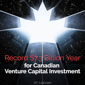 Record $7.3 Billion Year for Canadian Venture Capital Investment
