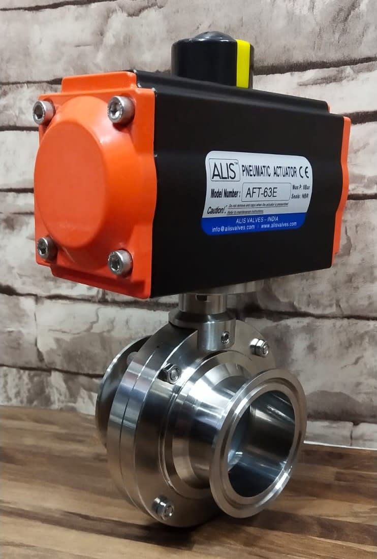 TC End Butterfly Valve Manufacture in Ahmedabad India