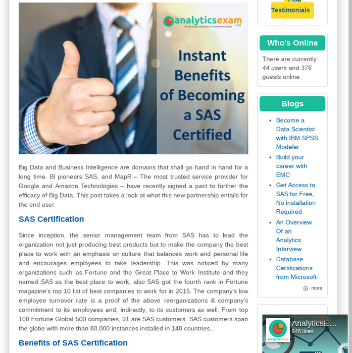 Instant Benefits of Getting self SAS Certified