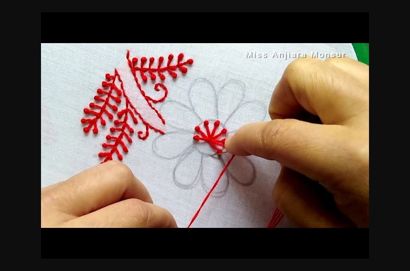 Easy and simple Hand Embroidery Flower:Easy Handmade Embroidery Shadow Work 2020 : Chikankari stitch