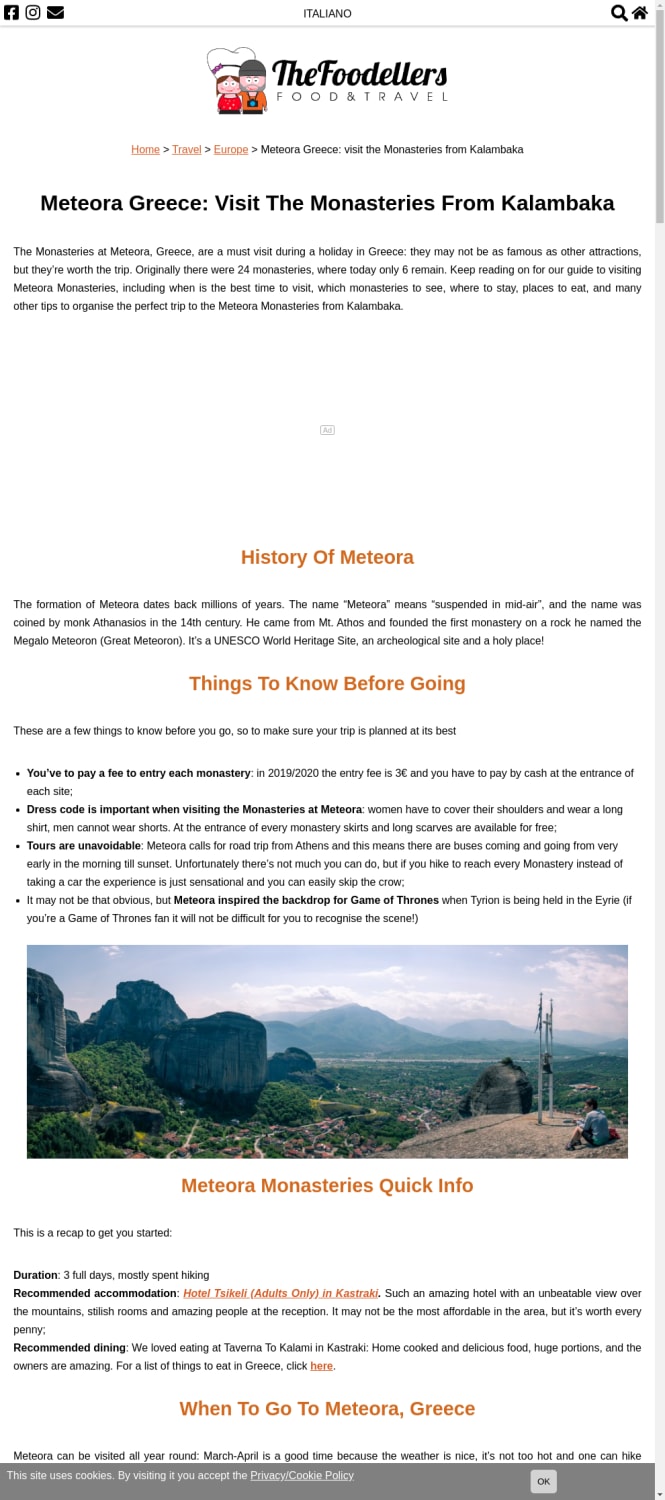 Meteora Greece: visit the Monasteries from Kalambaka