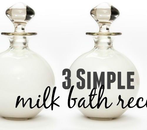 Need a Milk Bath Recipe? Here are 3 Simple Recipes!