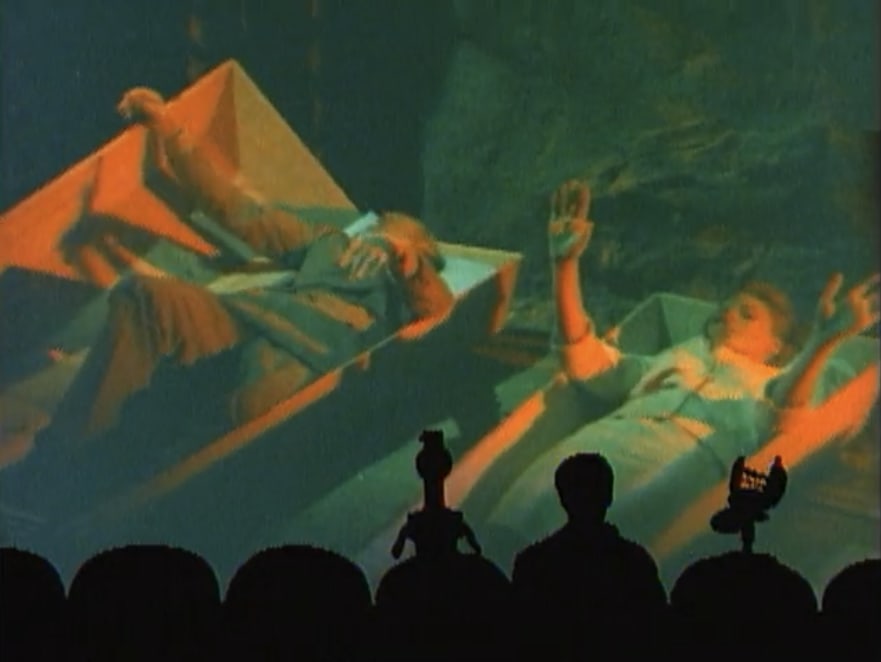 Servo: [Announcer voice.] Michael Caine and Nancy Kulp are vampires. 🎬 Over his checkered career, veteran British actor Sir Michael Caine has made some wonderful films, like Alfie (1966), The Man Who Would Be King (1975)... 📺 MST3K #323 - Castle of Fu Manchu