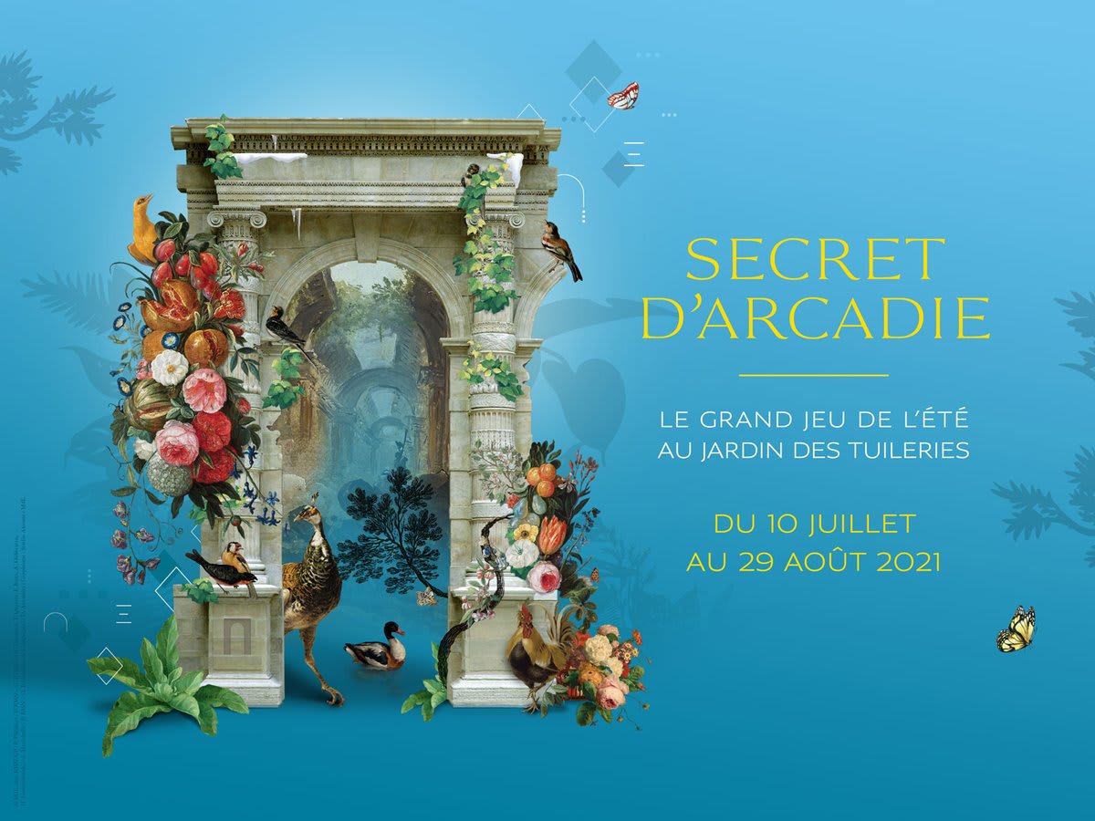 [#PresseLouvre] Le Louvre vous met au défi de percer le SecretdArcadie, nouveau jeu de l’été, gratuit et en plein air dans le jardin des #Tuileries. Une enquête ludique à mener en famille ou entre amis, du 10 juillet au 29 août ! 🧐 Notre communiqué 👉