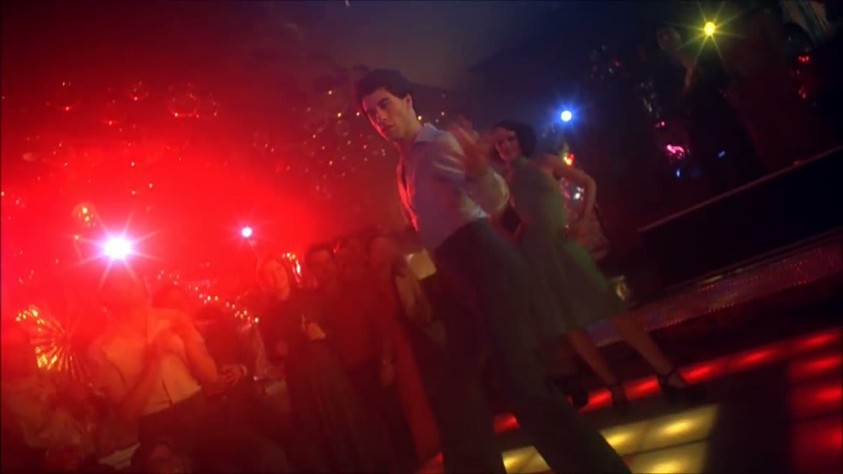 John Travolta in Saturday Night Fever, 1977