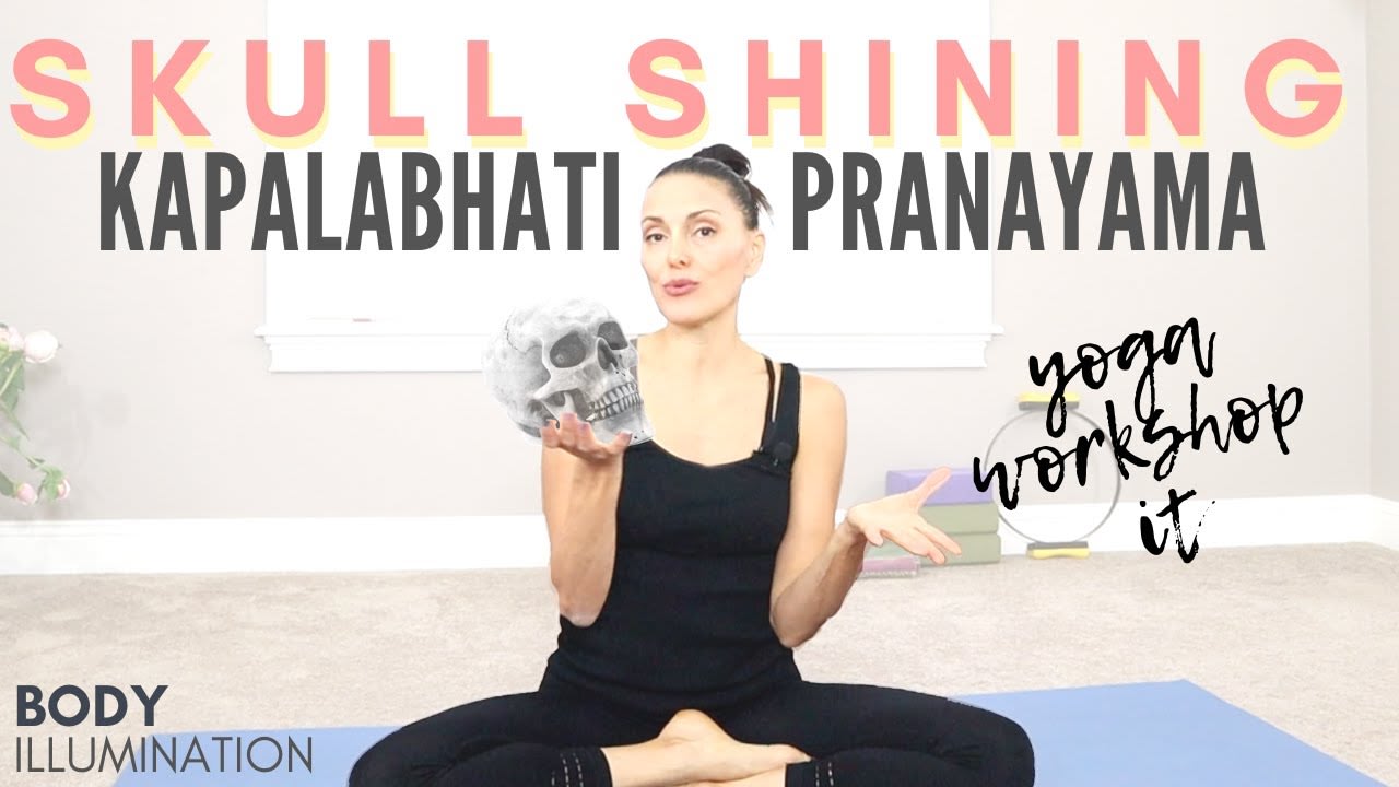 How to do SKULL SHINING for beginners ☠ Kapalabhati Pranayama 💀 Breath work