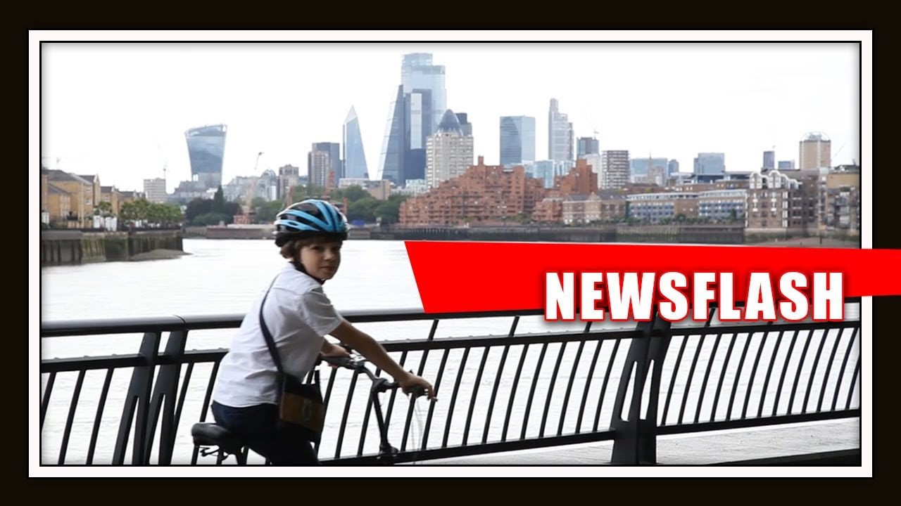 NEWSFLASH: London - Active Travel - Cycling - Olivier (10 years old).