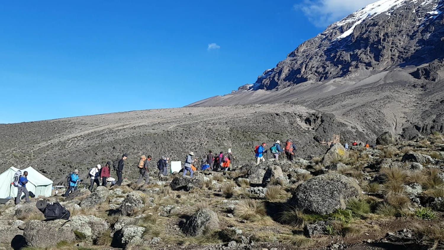 In January, just before the pandemic, we hiked up Mount Kilimanjaro. This video was taken the morning of day 5, just before leaving the last camp befor basecamp. This was probably one of the most inspiring and rewarding hikes we've ever done! Watch the video with sound on if you can!