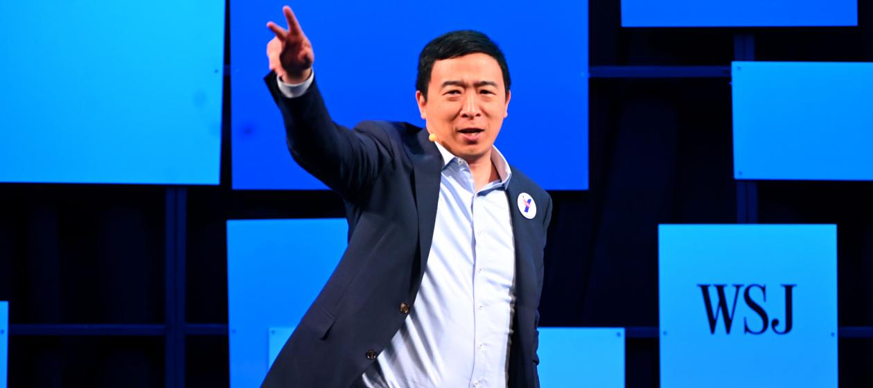 Andrew Yang nearly quadrupled his fundraising haul this quarter