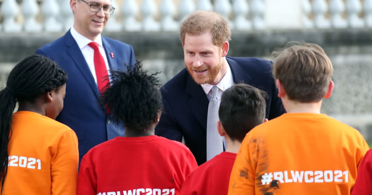 Prince Harry Announces Mental Health Charter Ahead of Rugby League World Cup 2021