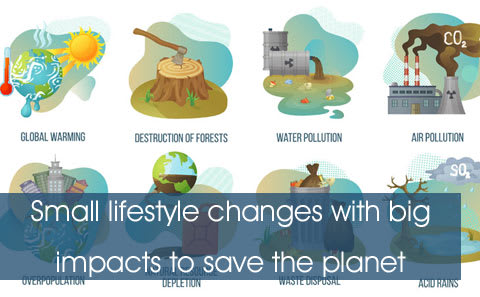 Easy changes you can make to help society become more eco-friendly and sustainable