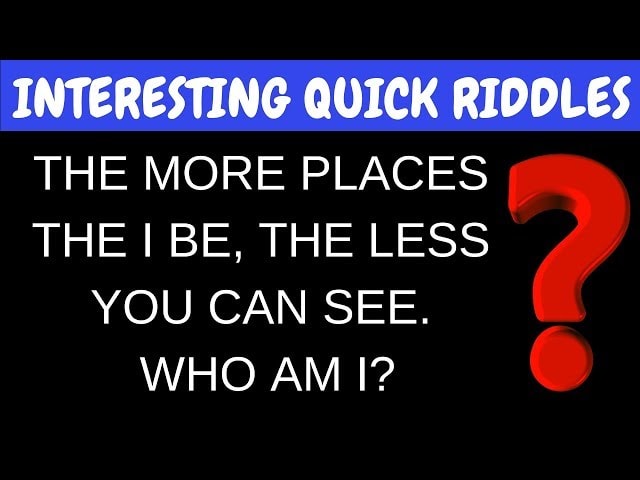 Interesting quick #riddles with answers