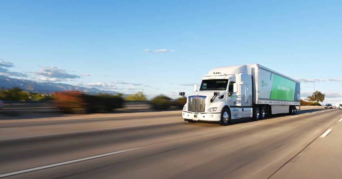 TuSimple's autonomous truck cuts 10 hours off 900-mile trek across the US