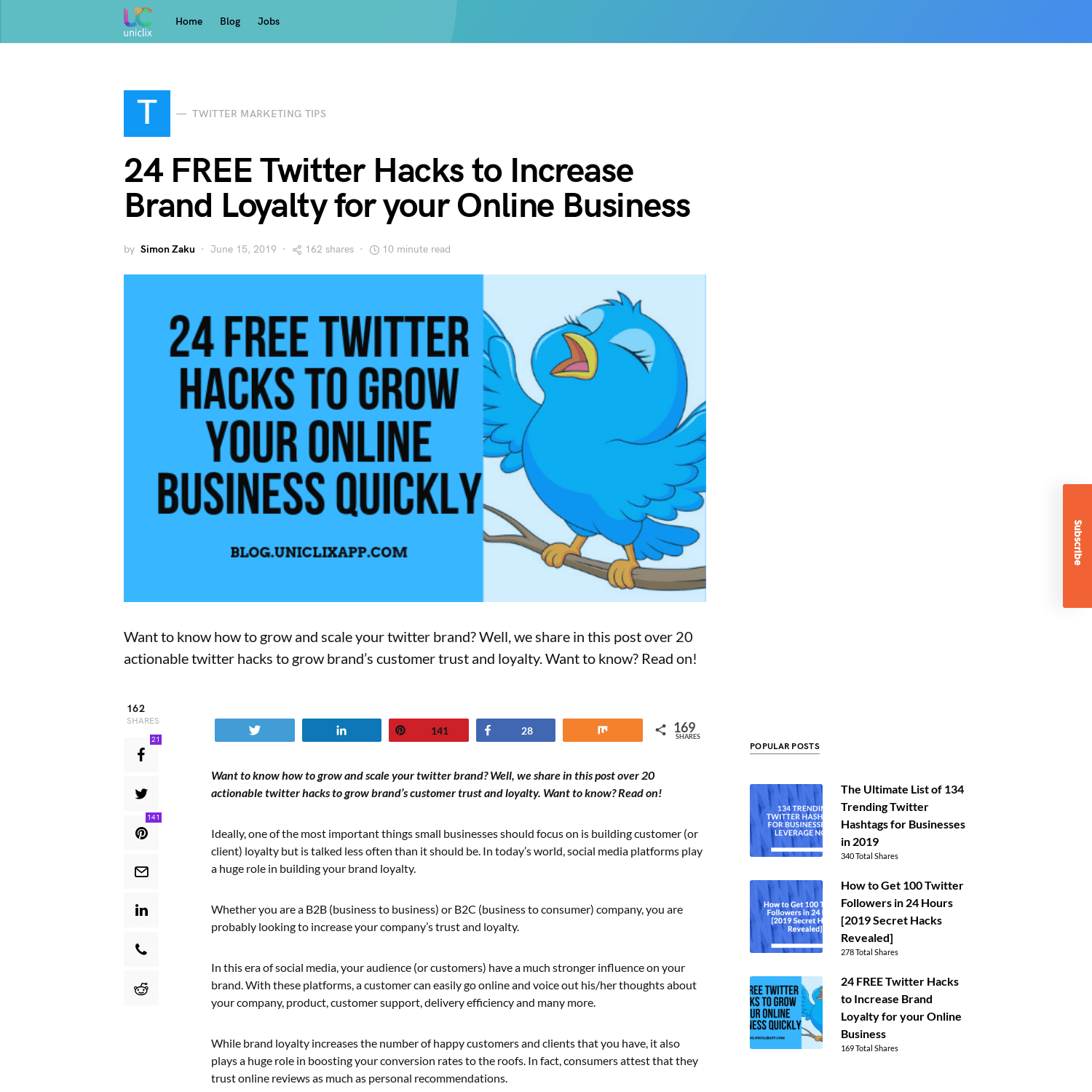 24 FREE Twitter Hacks to Increase Brand Loyalty for your Online Business
