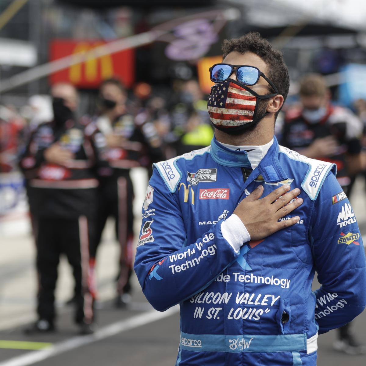 Bubba Wallace Responds to Donald Trump's False Claim Noose Incident Was a 'Hoax'