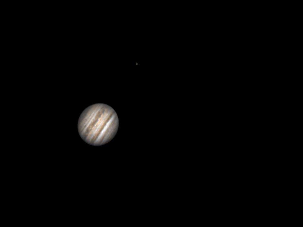 Jupiter just 15 degrees above the horizon