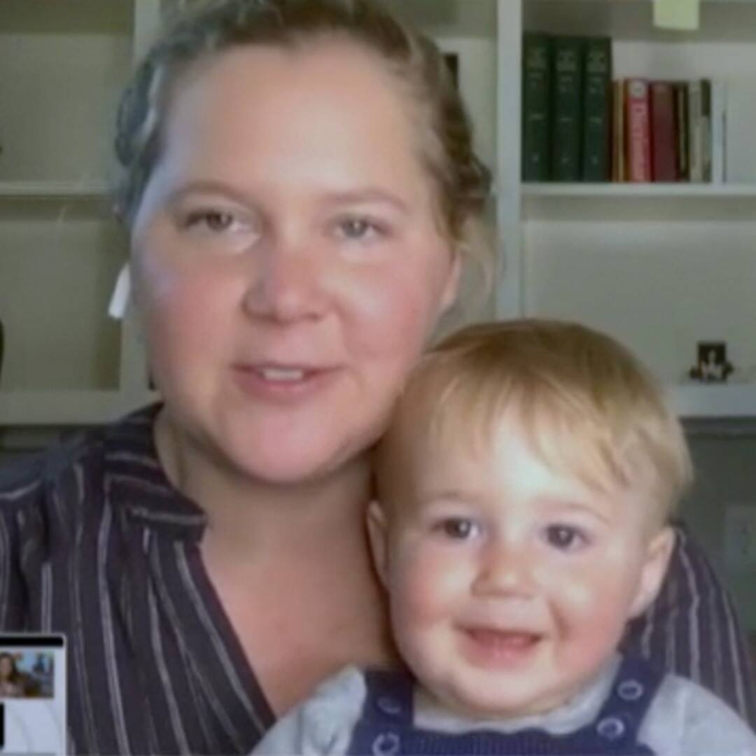 Watch Amy Schumer Apologize to Son Gene for That Name Mishap in Adorable Family Interview