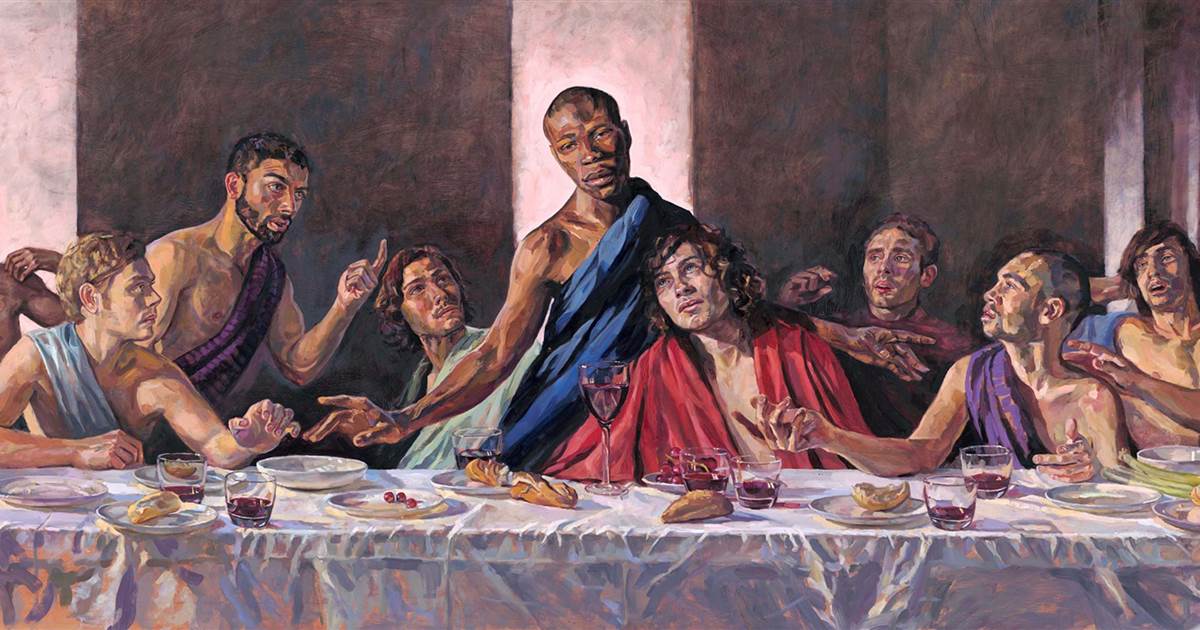 'Last Supper' painting with Black Jesus to be installed in historic cathedral