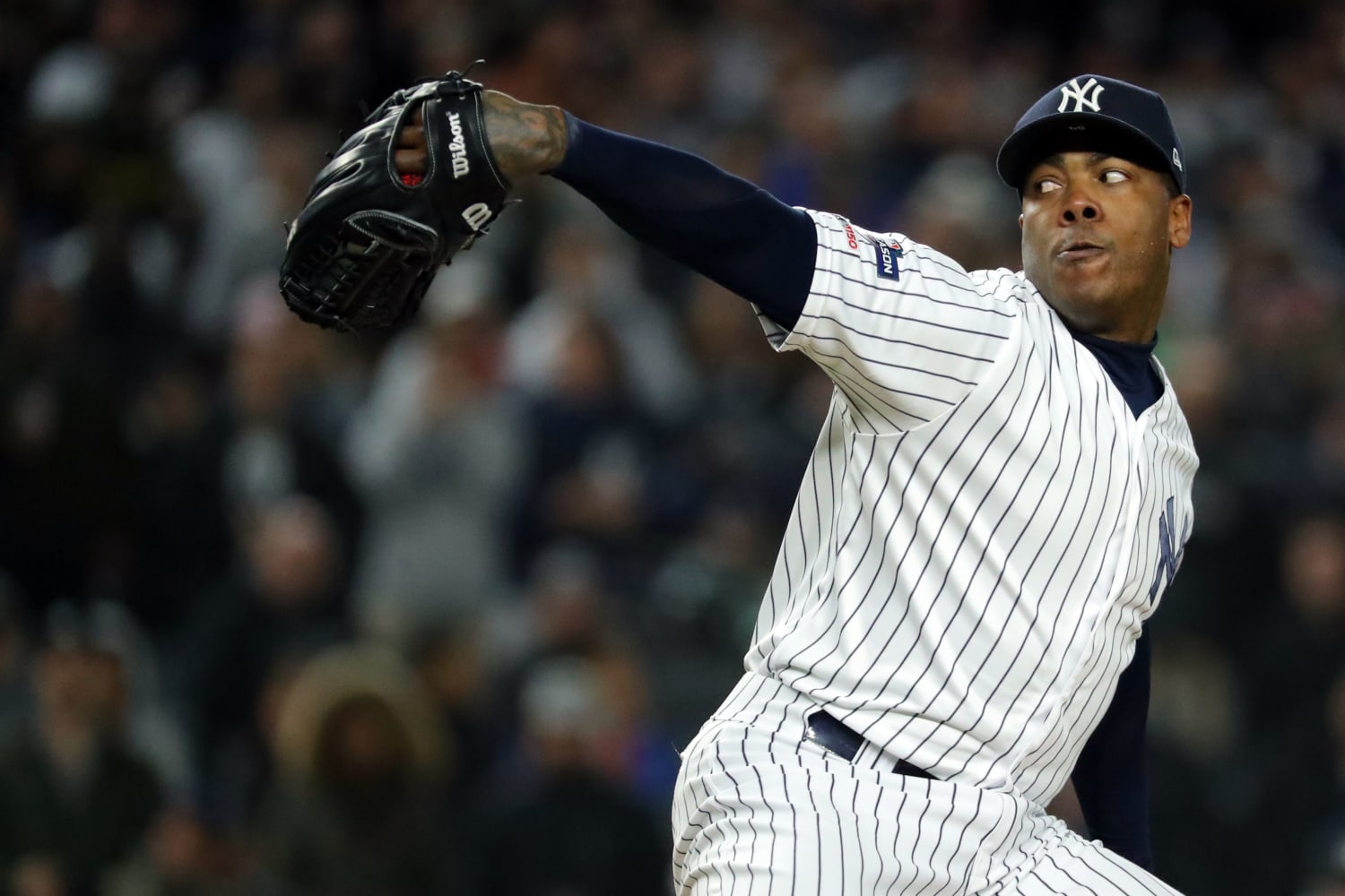 Yankees' closer Aroldis Chapman tests positive for coronavirus, out for 'foreseeable future'