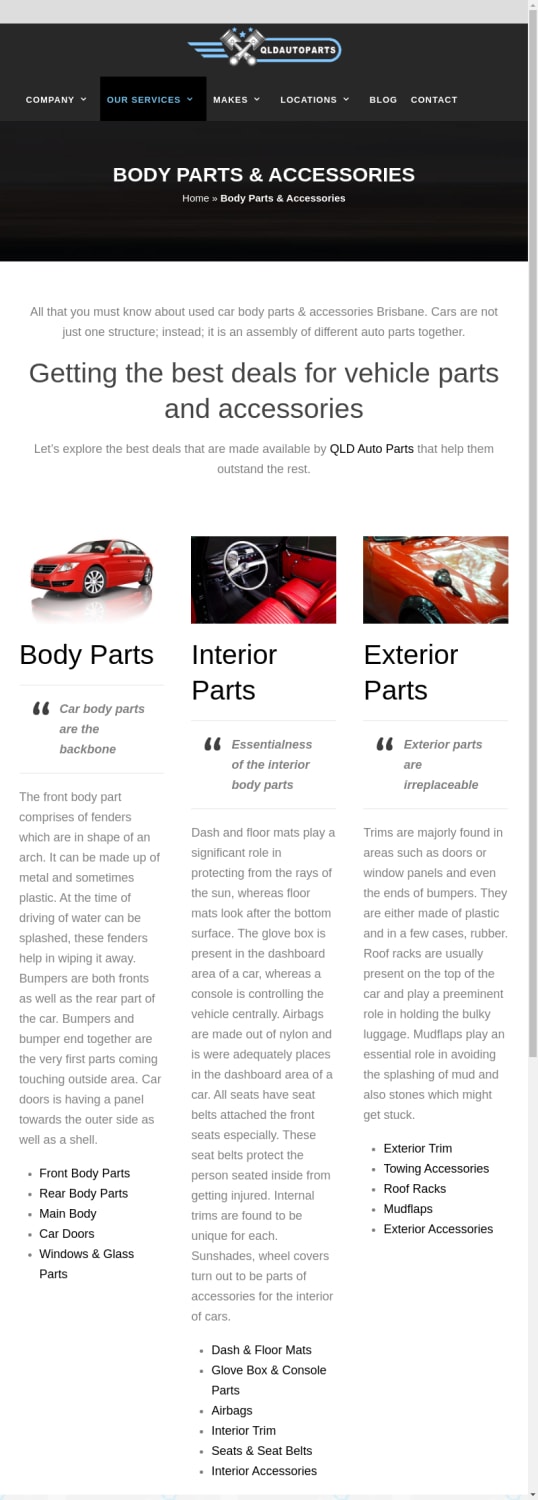 Aftermarket Body Parts & Accessories for Cars, Trucks and Vans