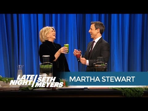 Juicing with Martha Stewart, Part 2 - Late Night with Seth Meyers