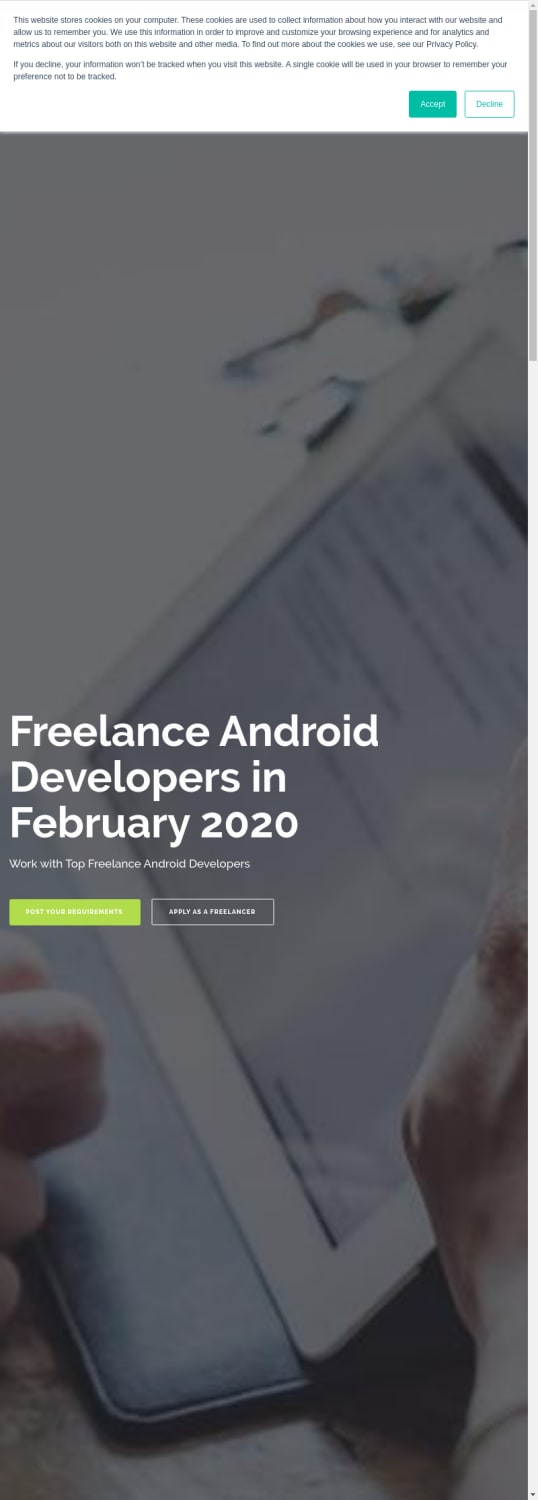 Freelance Android Developers for hire in February 2020
