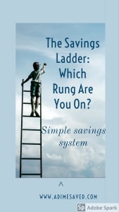 Setting Up Your Savings Ladder